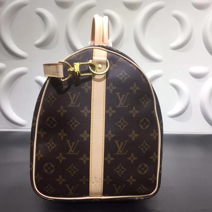 路易威登LV頂級原單 KEEPALL 旅行袋 M41418 黑格皮旅行袋枕頭包 YDH1414